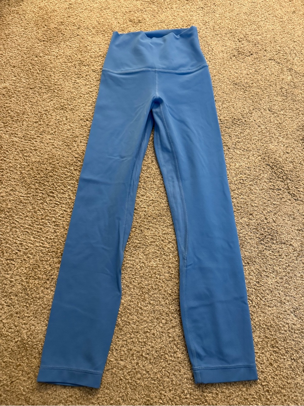 Lululemon Align High Rise Crop 23” size 0, color is Pool Party- NEVER WORN